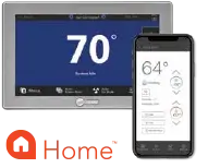 Remotely control your home and energy use with the Trane Home App.